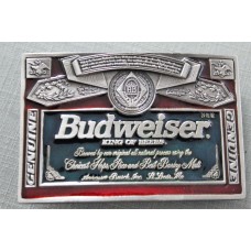 1994 Budweiser Official Product  Great American Buckle Co. Belt Buckle.